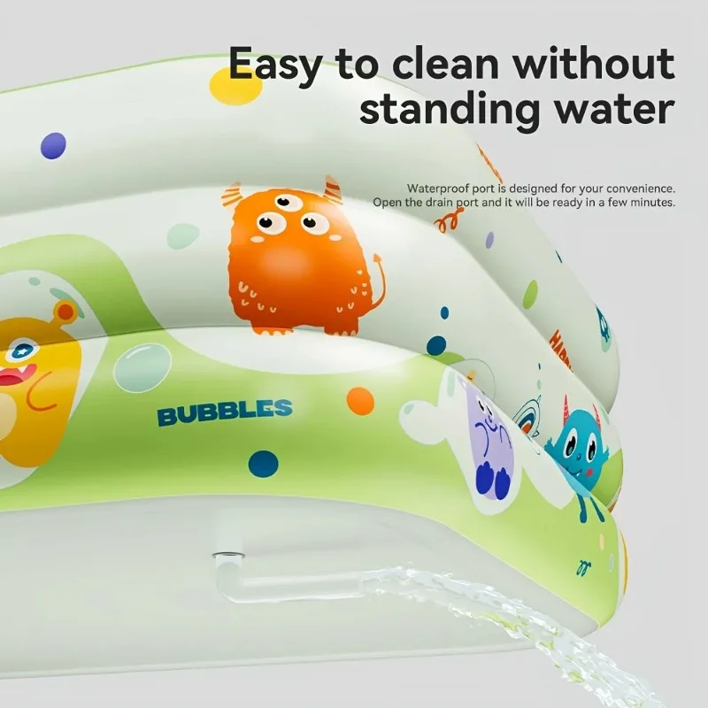 휴대용 대형 풍선 만화 괴물 수영장, 성인과 청소년을 위한 뒷마당 여름 재미에 완벽한 공간 절약형