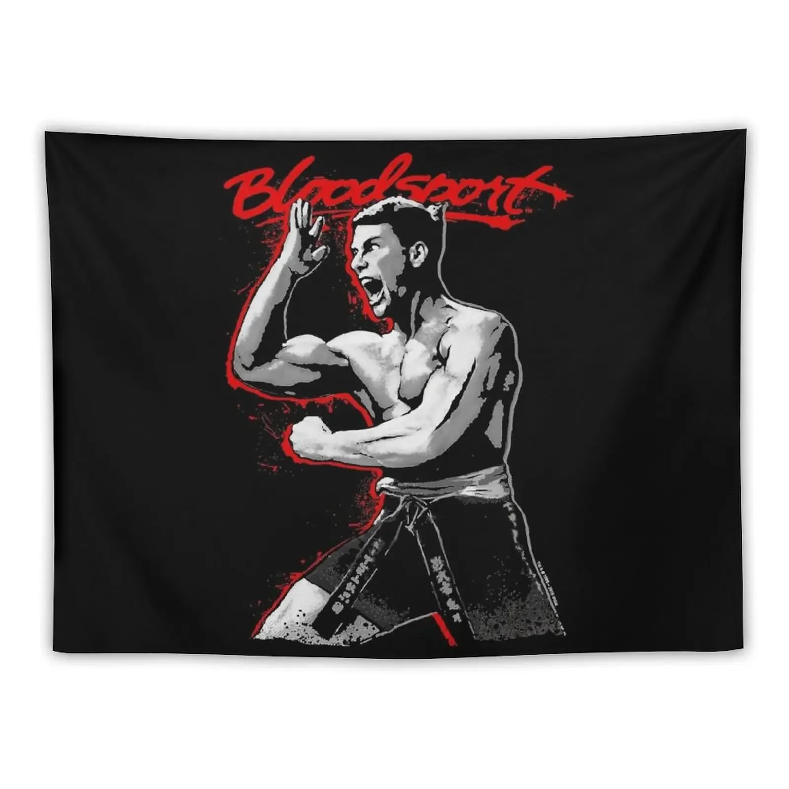 

Gifts Idea Bloodsport Action Halloween Tapestry Christmas Decoration Things To The Room Aesthetic Room Decorations Tapestry