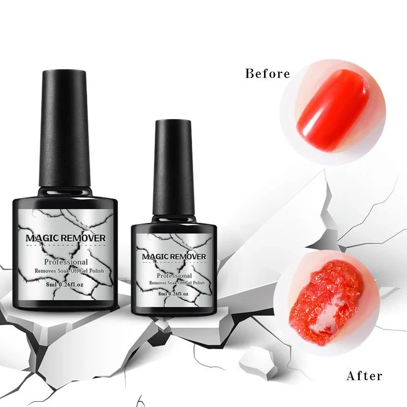 8Ml Xông Magic Gel Móng Tay Tẩy Ngâm Tắt Ba Lan Sạch Degreaser Chất Lỏng Loại Bỏ Lớp Dính Làm Móng Tay