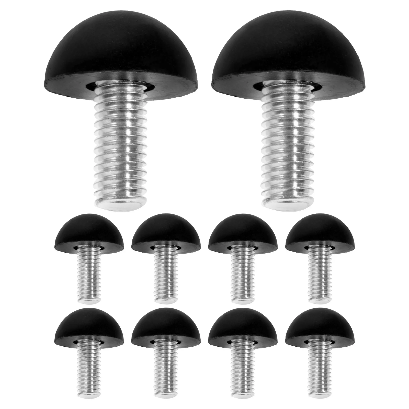 10 Pcs Floor Mat Furniture Leveling Feet Legs Raise up for Screw on Rubber Adjustable Chair