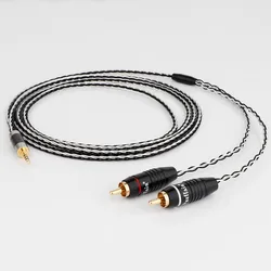 HiFi Cable with 2.5mm TRRS Balanced Male to 2 RCA Male for Astell&Kern AK100II, AK120II, AK240, AK380, AK320, DP-X1A, FIIO X5III