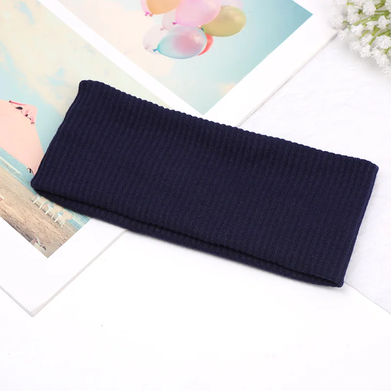 Sport Radfahren Gesicht Waschen Haarbänder Weiche Koreanische Baumwolle Gestrickte Stirnband Für Frauen Mädchen Bandanas Mode Haar Zubehör – Detail 11