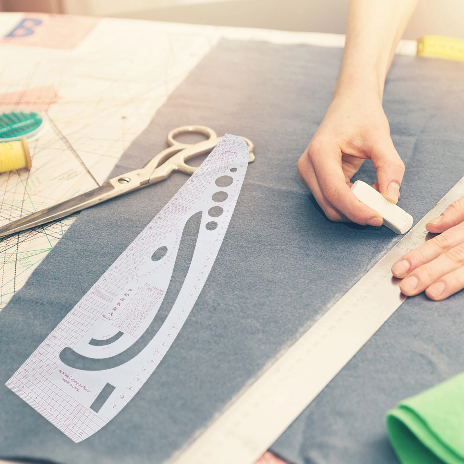 Cutting Ruler Combination Sewing Templates for Clothes Fabric Fashion Design Curve Patchwork Pvc Quilters Tailor