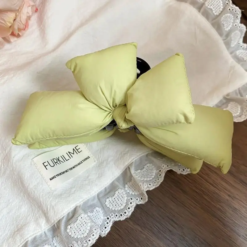 Dreidimensionale Schleifen-Prinzessinnen-Haarspange für Damen – Elegante Haarspange für den Hinterkopf, Haarklammer, Haifischclip – Detail 7
