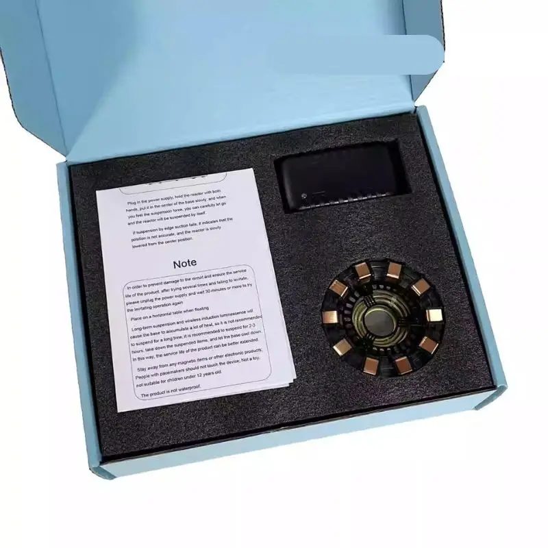 Magnetschwebereaktor mit schwarzer Technologie, handgefertigt, kreative Büro-Desktop-Computer-Schreibtischdekoration als Geburtstagsgeschenk