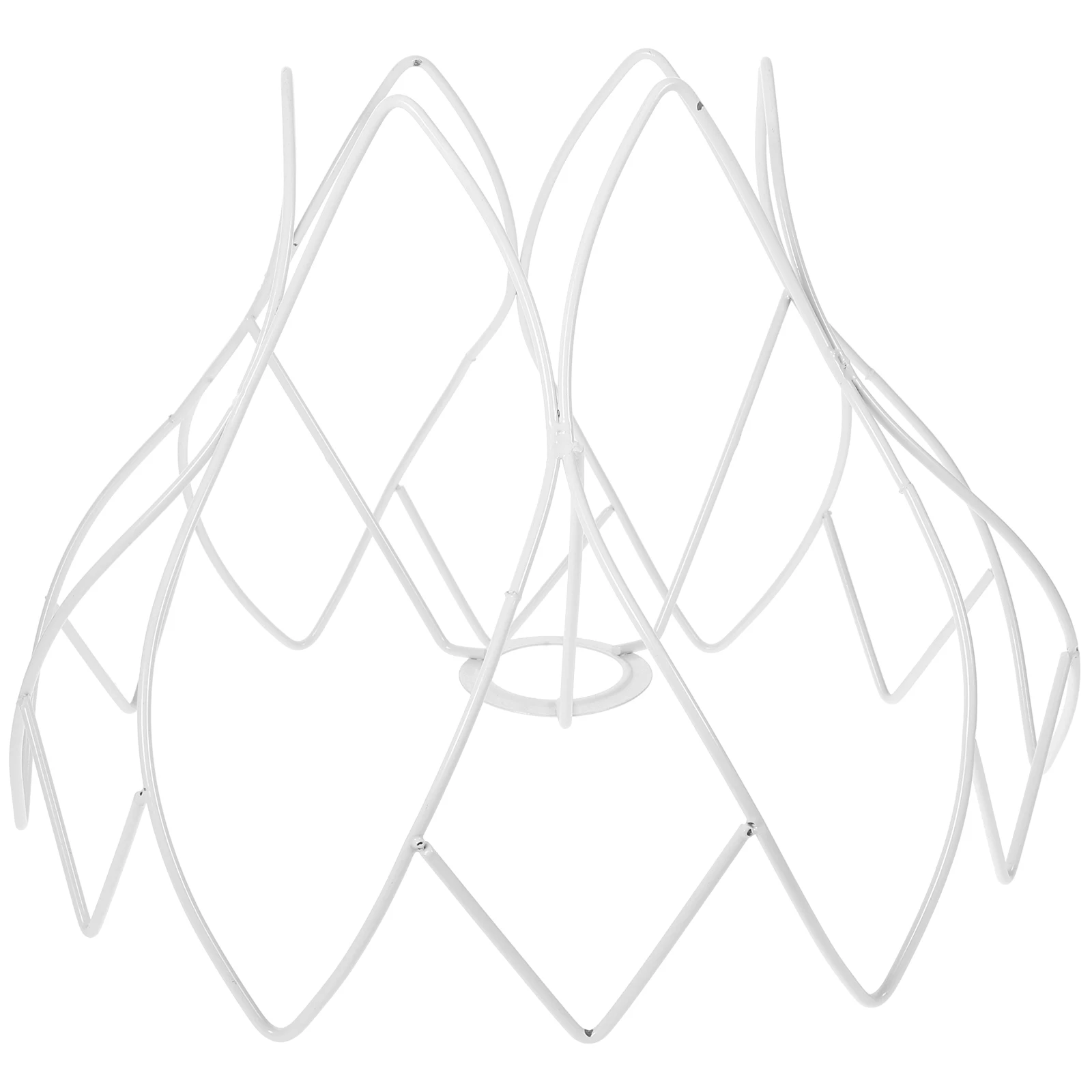 

DIY Lampshade Frame Metal Wire Lampshade Frame Pendant Light Bulb Cage Frame Wire Lampshade Frames Brackets Table for Pendant