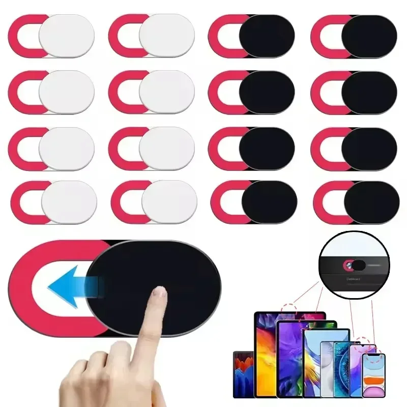 Cache-caméra pour ordinateur portable, cache-webcam, obturateur coulissant adhésif pour iPad, tablette, PC, caméra de téléphone portable, autocollant de confidentialité pour objectif