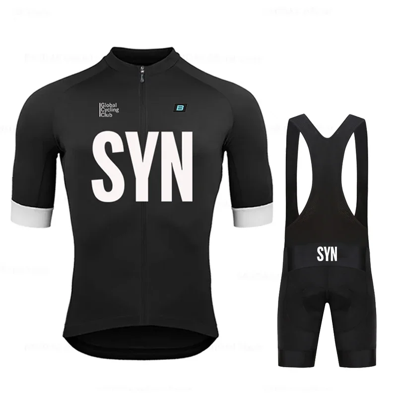 SYN  BIEHLER Team Cycling Jersey Sets MTB Bicycle Bike Breathable Shorts Clothing Cycling Suit 19D GEL Mountain Bike All Terrain