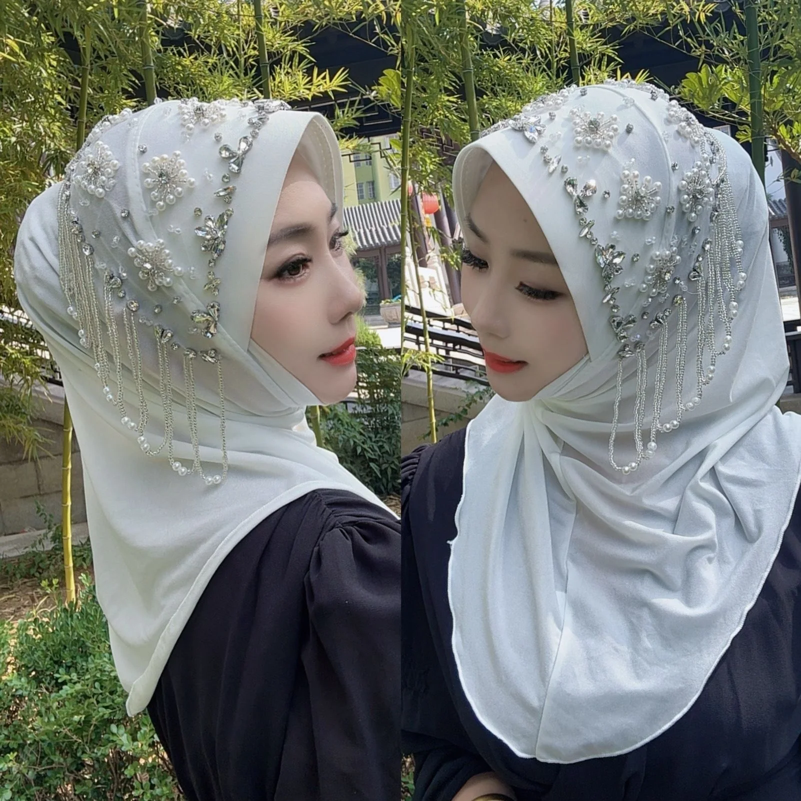 2025 Hat Arabian Women Ramanda Hijab Muslim Shawls