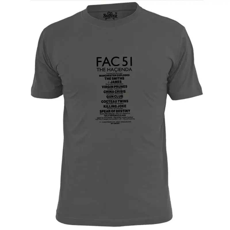 Camiseta con póster de Hacienda Gig inspirada en The Smiths para hombre Morrisey Marr
