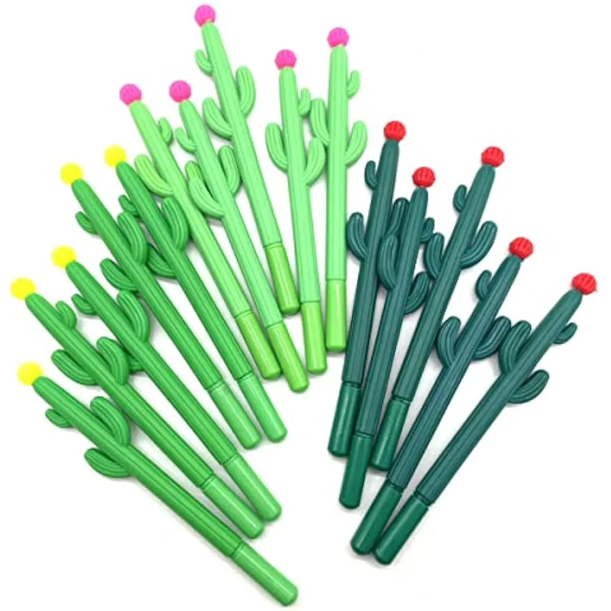 Wholesale Catus Gel Pens Plant Pen for Child School Office Supplies and Party Supplies Black Ink 0.5mm Stationery