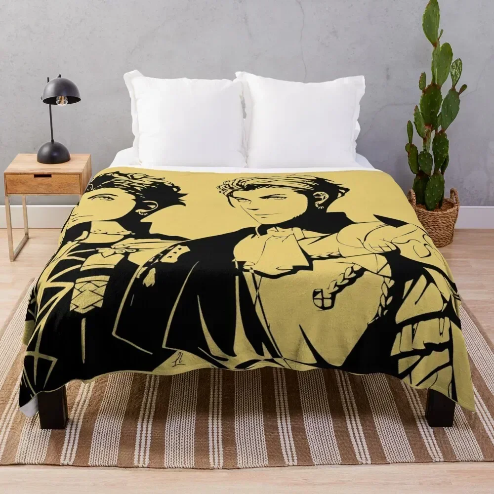 

Claude Fire Emblem Three Houses - Pre & Post Time Skip Throw Blanket Cozy Home Blanket Gift for Christmas Holiday