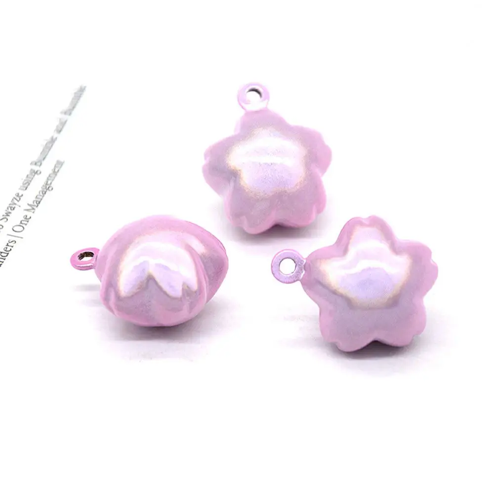 Colgante con diseño de flor de cerezo, sello a prueba de fugas, símbolo de la paz japonés, decoración colgante para llavero, pulsera, manualidades DIY