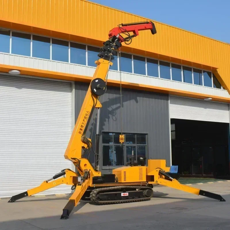High Quality Crane Spider 5 Tons Spider Crane Narrow Access Portable Telescopic Spider Crane 1.5 Ton for Indoor Use