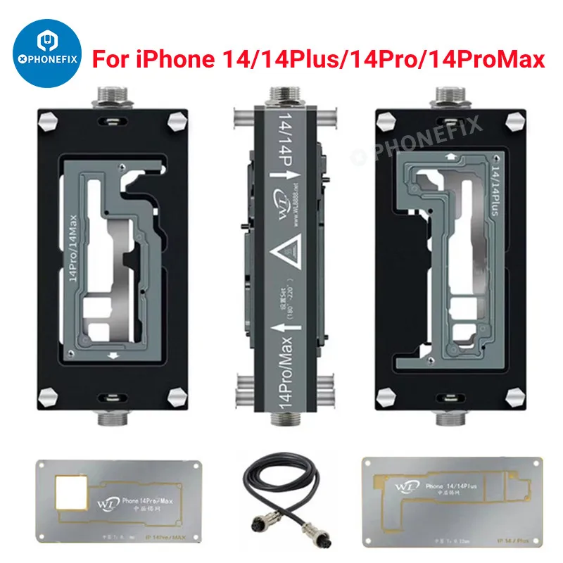 محطة لحام ذات طبقات اللوحة الرئيسية WL HT007 لهاتف iPhone X 11 12 13 14 15 16 Pro Max PCB منصة تسخين إزالة اللحام