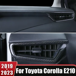 For Toyota Corolla E210 2019 2020 2021 2022 2023 Hybrid Car Central Control Air Conditioning Vent Outlet Cover Trim  Accessories