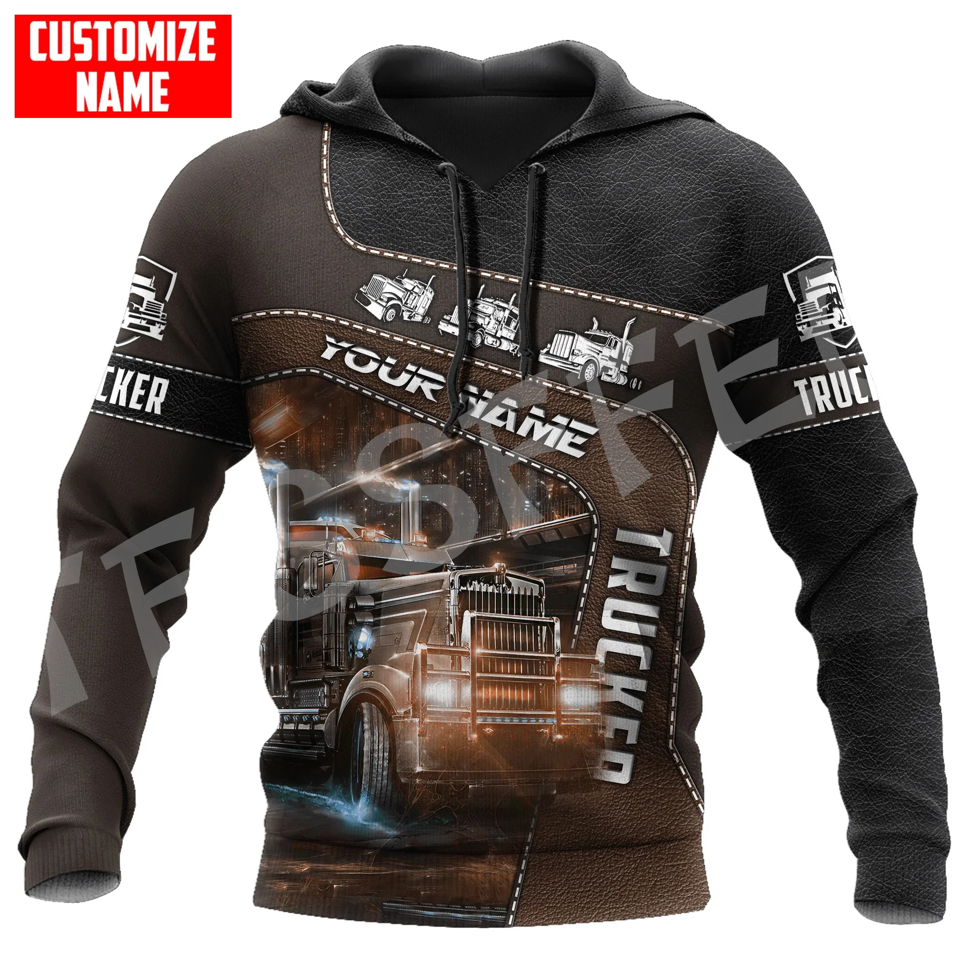 

Custom Name Truck Car Worker Trucker Tattoo Operator Tracksuit 3DPrint Harajuku Pullover Streetwear Casual Jacket Zip Hoodies 2X