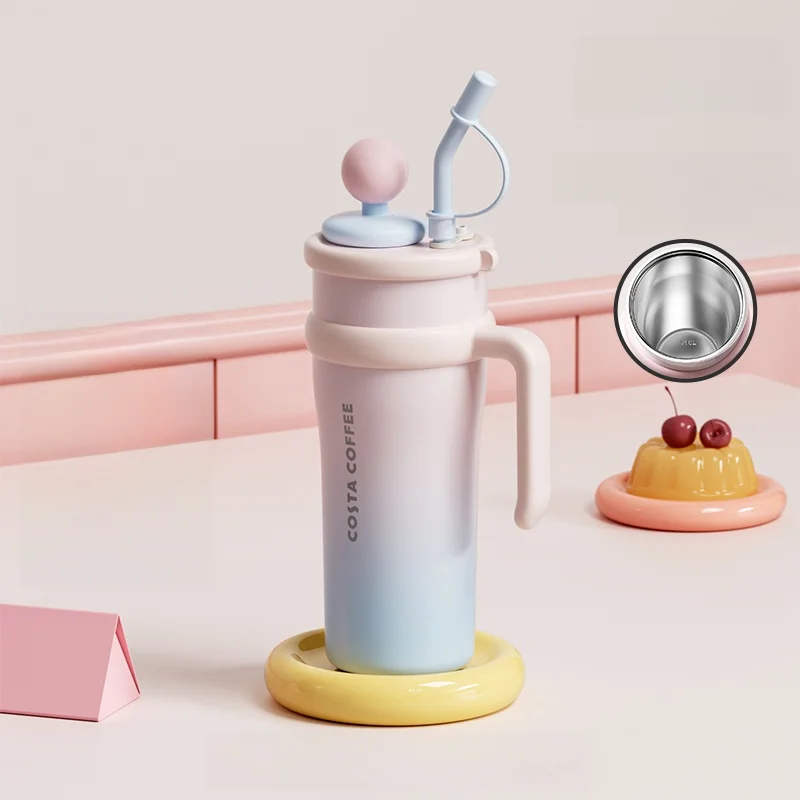 Costa Coffee Giant Cup Dry Boba Large Capaci Thermal Cup Office Ladies St Cup Wang Xingyue Water Cup Stainl Steel