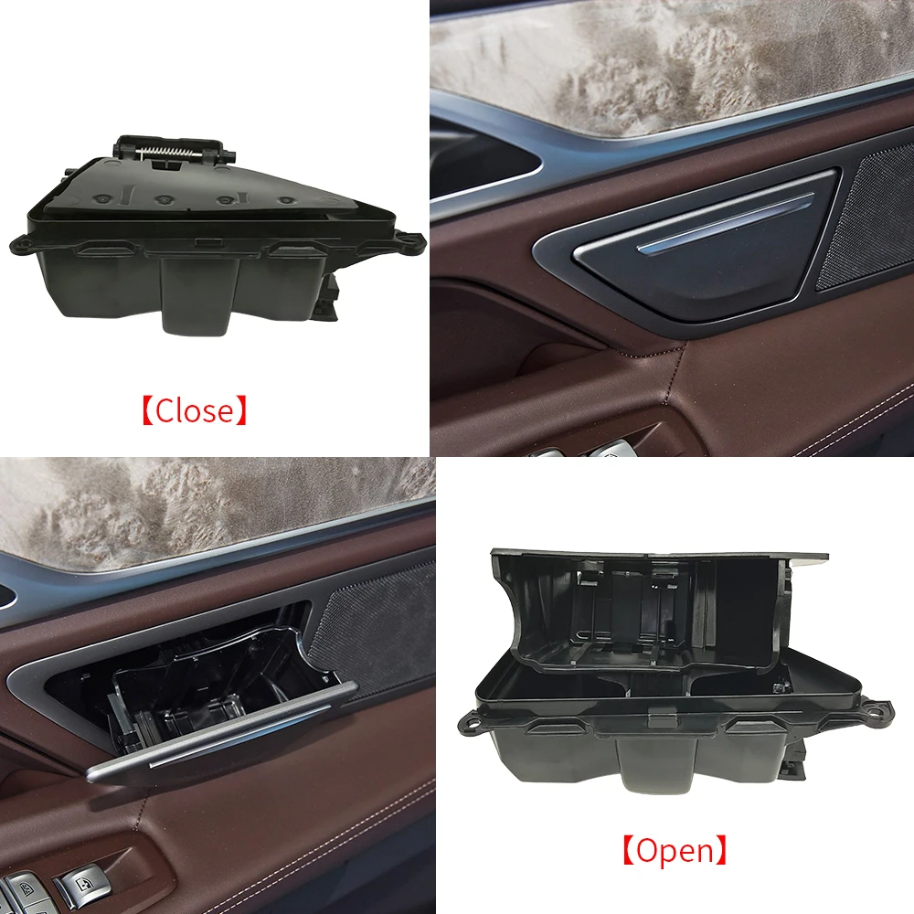 For BMW G11 G12 Car Rear Door Ashtray Cover Liner Case Replacement For BMW 7 Series G11 G12 730 740 750LI 2016-2022 51427398886