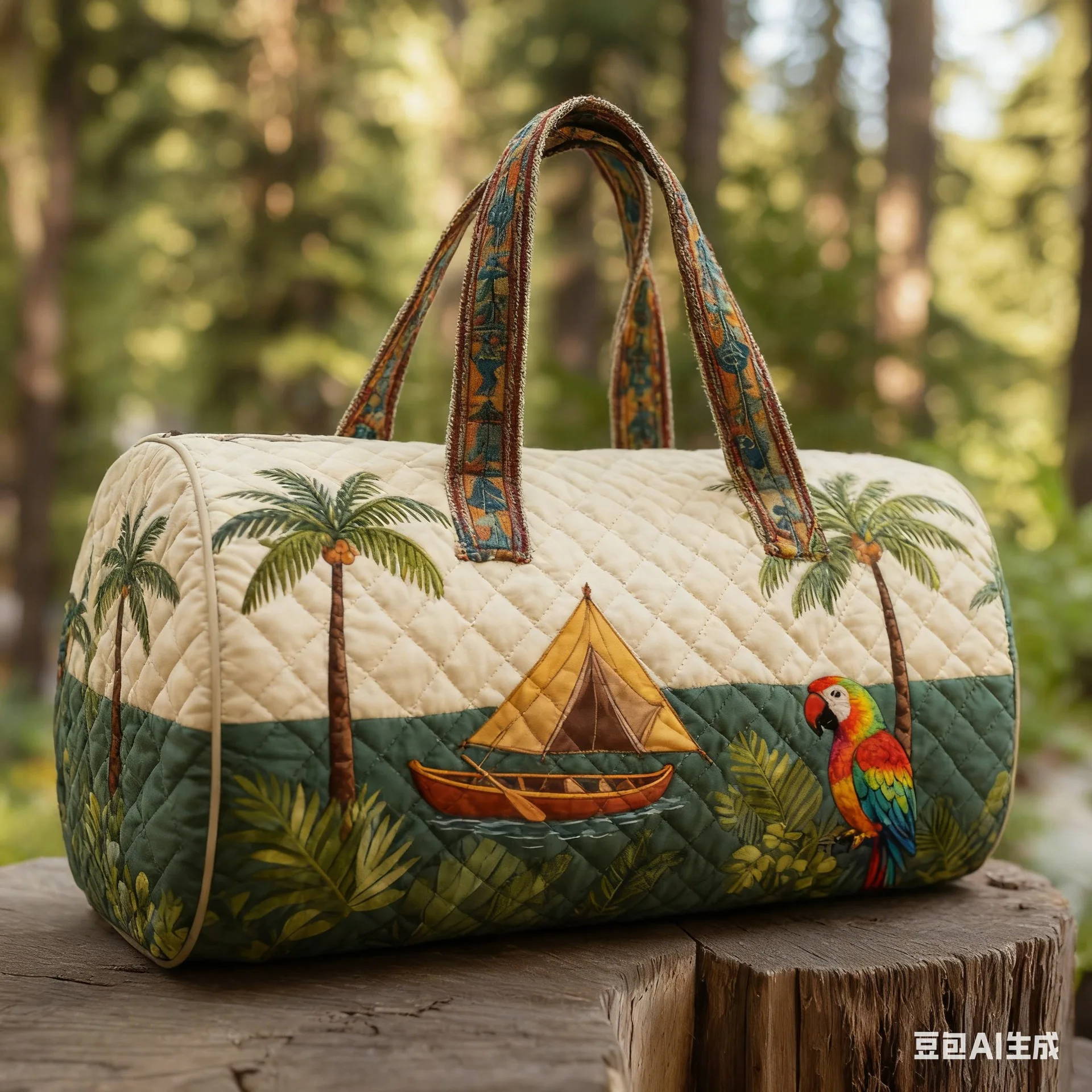 

3D Printed Quilted Bags daily Personalized Gifts Custom Bags fashion Handbag Tote Bag Training Travel Bag Beach Hiking Camping