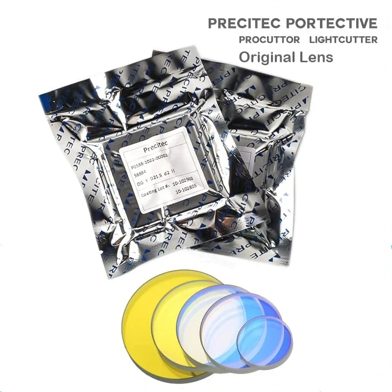 Original Precitec Laser Protection Lens 37x7 20kw 30kw Optical Lens For Laser Cutting Machine Procuttor Lightcutter SolidCutter