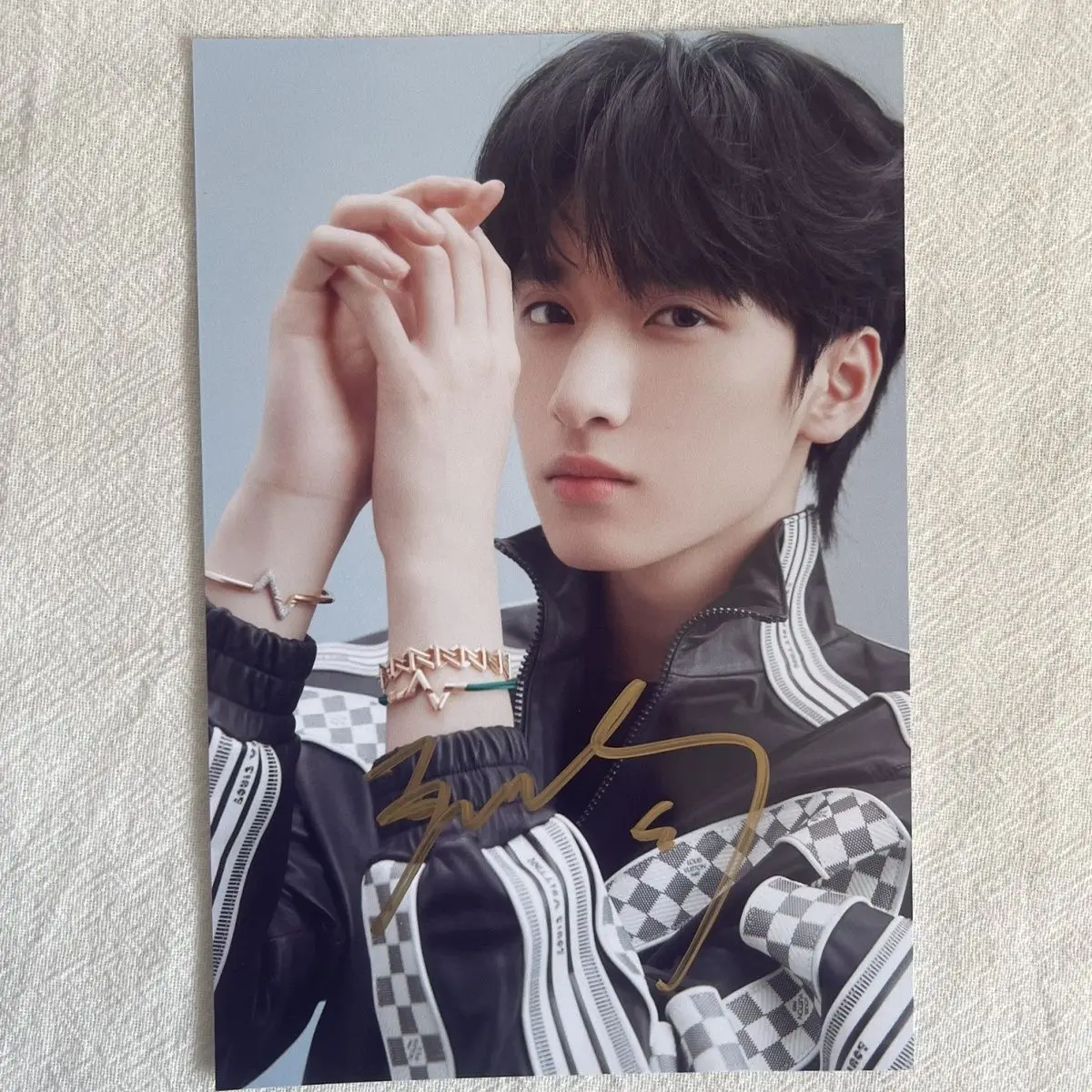 Chinese Star TNT Teens In Times Song Yaxuan Liu Yaowen Signature Photo 6Inch Not Printing Photos Picture