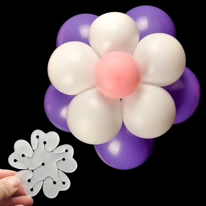 

1000 шт./лот, латексный шар, держатель для цветов сливы, аксессуары для воздушных шаров, день рождения, фестиваль, свадебное украшение, зажим для воздушных шаров