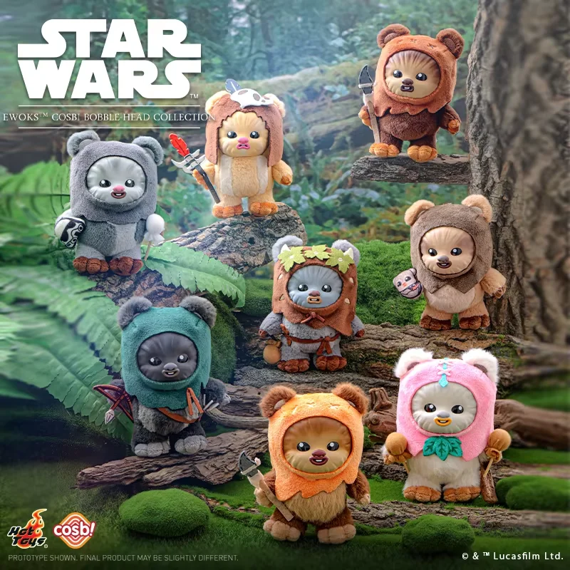 

Hot Toys Star Wars Ewok Cosbi Blind Box Plush Toy Bag Charm Cute Decor Gift For Girls Birthday Collectible Trendy Toy