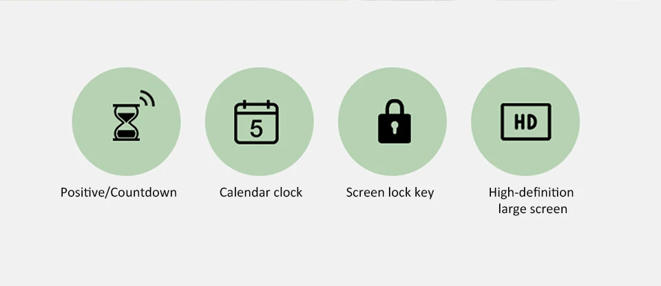 Elektronischer Countdown-Timer mit großem Bildschirm, digitaler 9999 Tage, Countdown-Uhr, Klassenzimmer-Timer, Ruhestand-Countdown-Timer – Detail 2