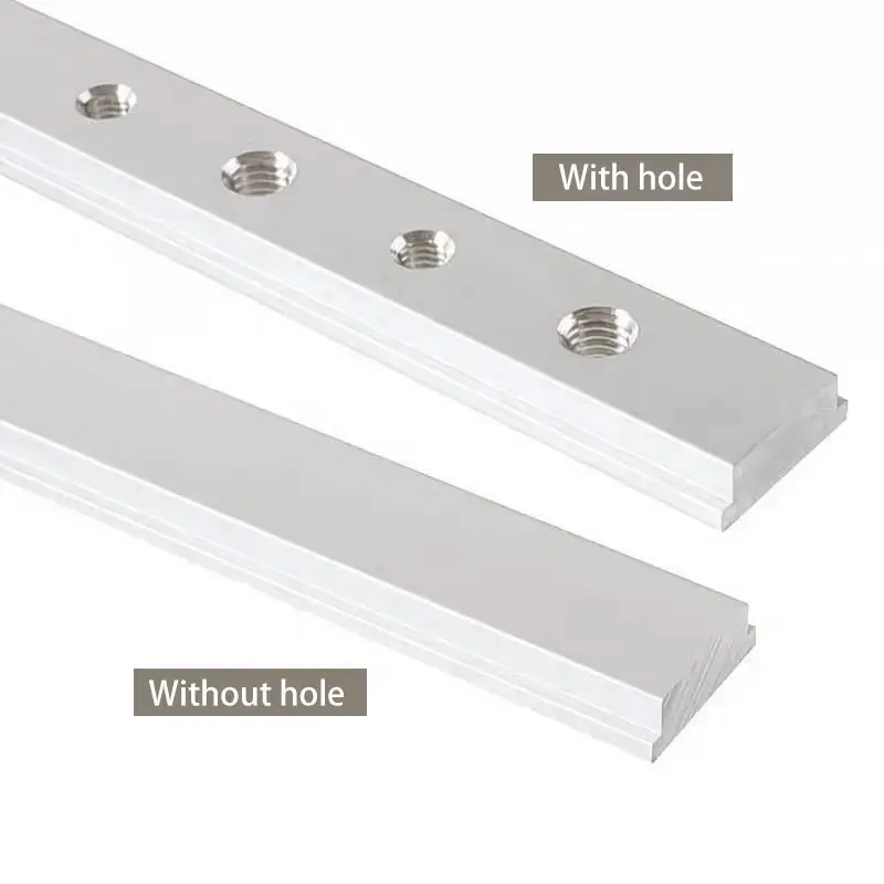 Imagem -05 - T-track Alumínio Slot Slider Barra Deslizante m8 t Slot Porca para 30 45 tipo T-track Gabaritos Parafuso Slot Prendedor Ferramentas para Trabalhar Madeira m6