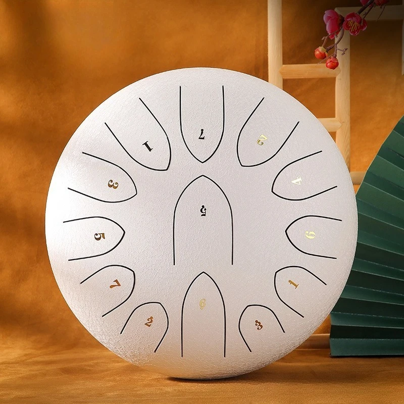 

Hooqu Foreign Trade Steel Tongue Drum Forget Worry Drum Percussion Instrument Full Set of Gifts