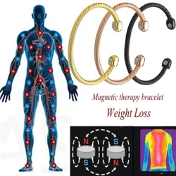 Magnetic Adjustable Cuff Bracelet Healing Bio Therapy Arthritis Pain Relief Bangle Unisex Fashion Accessories Bracelets Jewelry