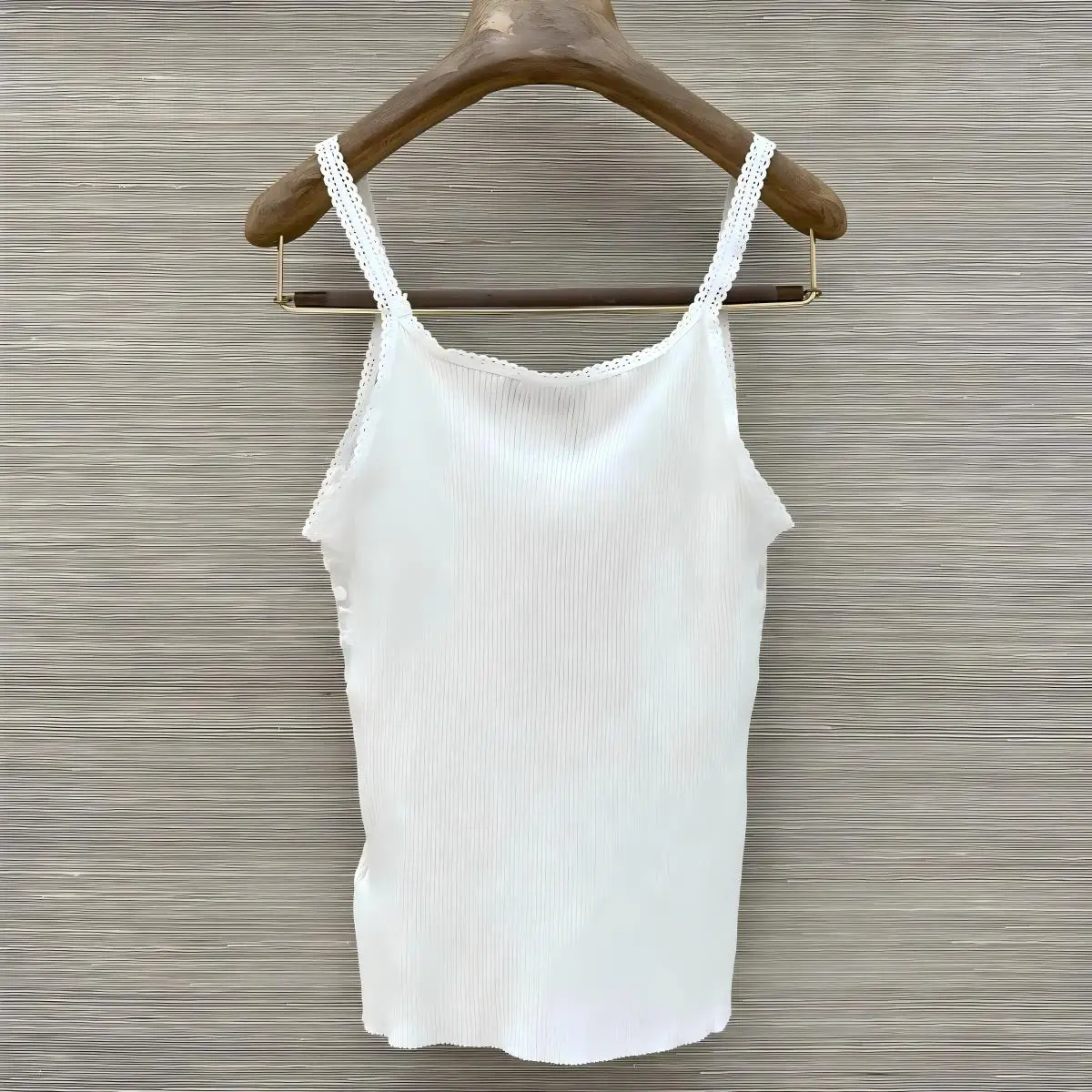 2026 High Quality New Women's Clothing White Lace Lace Knitted Strap--hb723