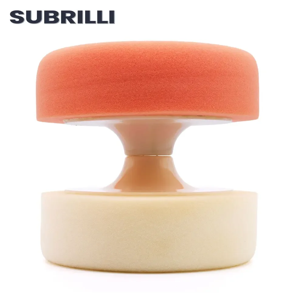 SUBRILLI 6 pulgadas 150MM de abrillantado para coche de esponja almohadilla de pulido con cera M14 M16 hilo herramienta esponja de espuma