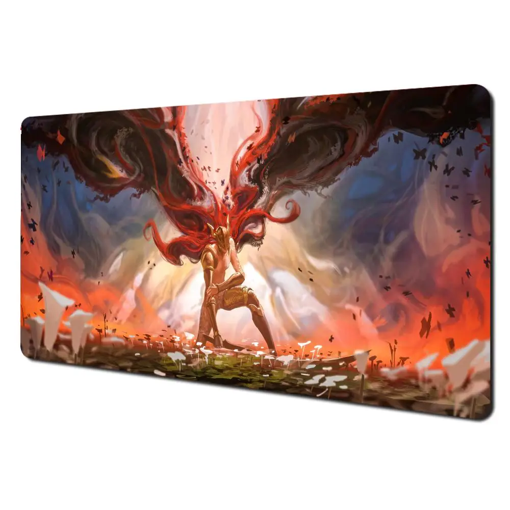 

Cool Warrior game Mouse Pad Extended Pads Large Gaming Non-slip Computer Laptop Tablet Table Cushion Mat Mini PC Playmat