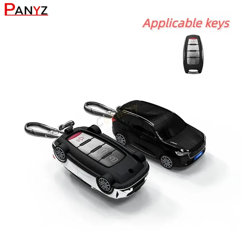 Caso chave do carro capa para haval jolion joico jollein f7 jolyon f7h dargowychain acessórios 2024 para haval h6 estilo do carro remoto