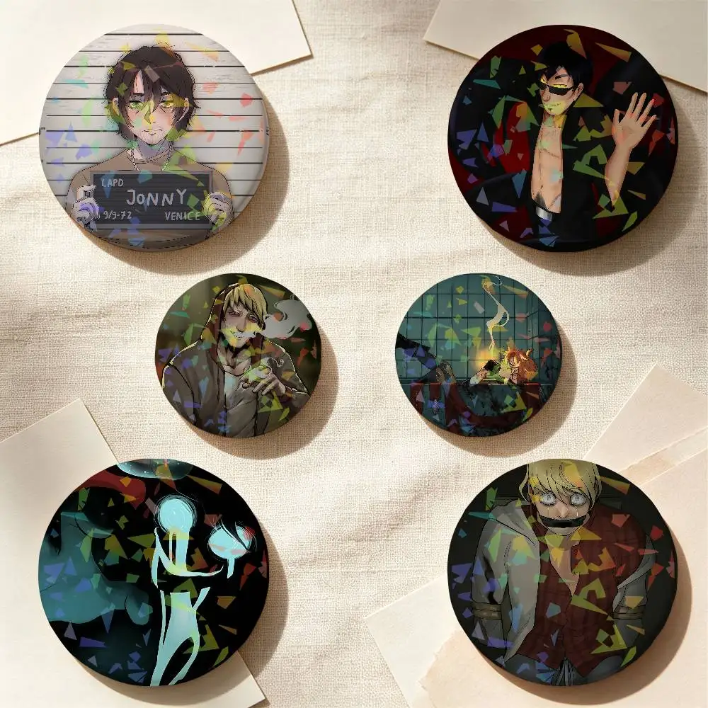 B-Boyfriend Death Dark Horror Visual Novel Backpack Pin Hat Pin Jacket Accessory Bag Decor Clothing Ornament Fashion Accessory