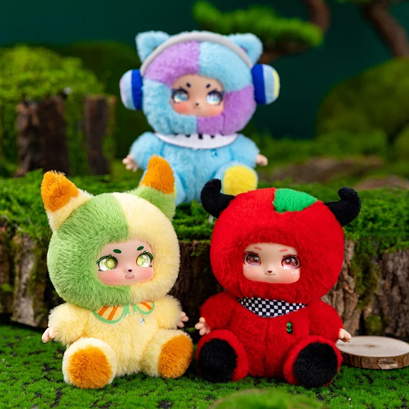 

Cute Witch Plush Toy Cartoon Vinyl Doll Surprise Box Kawaii Bag Pendant Doll Keyring Action Figure Mystery Kid Xmas Gift