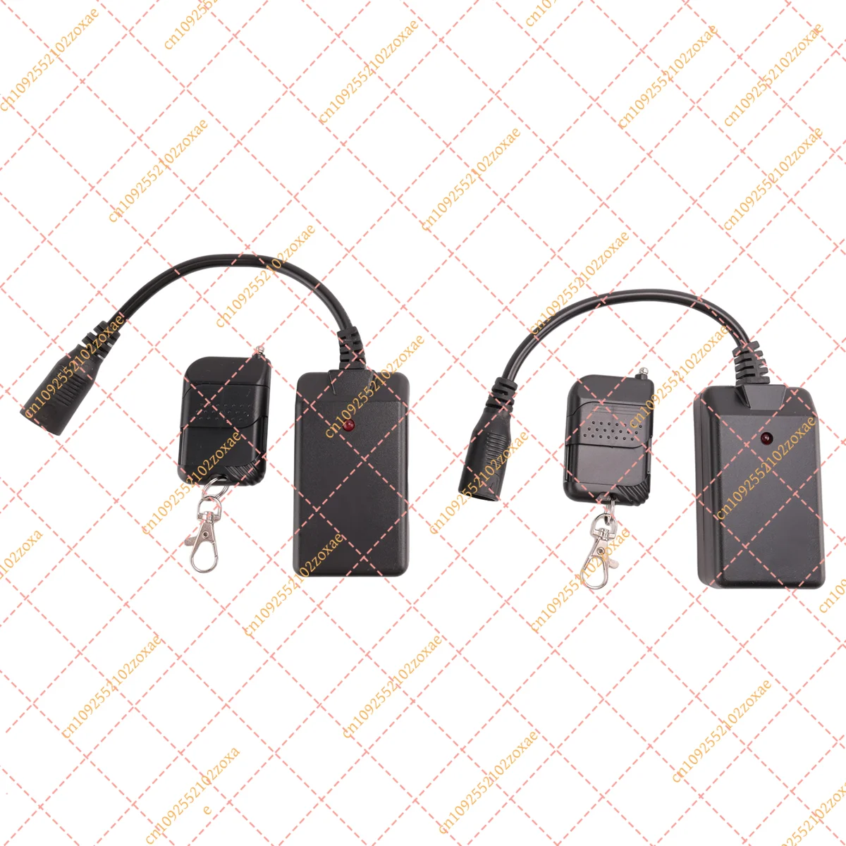 2Pcs Wireless XLR Remote Control Receiver for 400W-1500W Smoke Fog Machine, 3 Pin DMX512 Controller Receptor AC 90-240V view 2