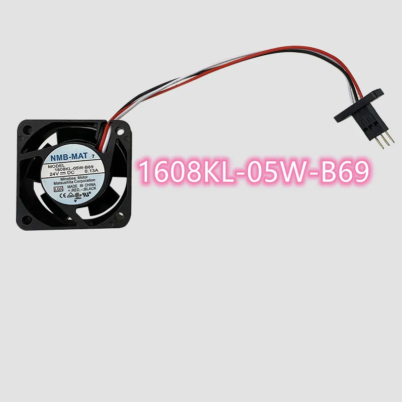 1608KL-05W-B69 New spot NMB 24V 0.13A 40*40*20 three-line three-pin plug CNC machine tool fan 1608KL 05W B69