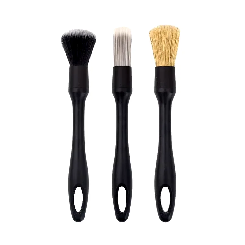 3pcs Cleaning Brush Car Air Conditioning Vent Clean Crevice Sweep Dust Duster Car Interior with Brush Car Wash Tool Set image 2