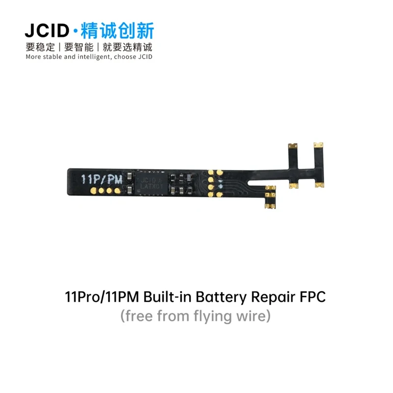 

JCID гибкий кабель для ремонта батареи 4-го поколения, встроенный FPC для iPhone 11 ~ 15 Pro MAX, поддержка диагностики работы, без истории обслуживания