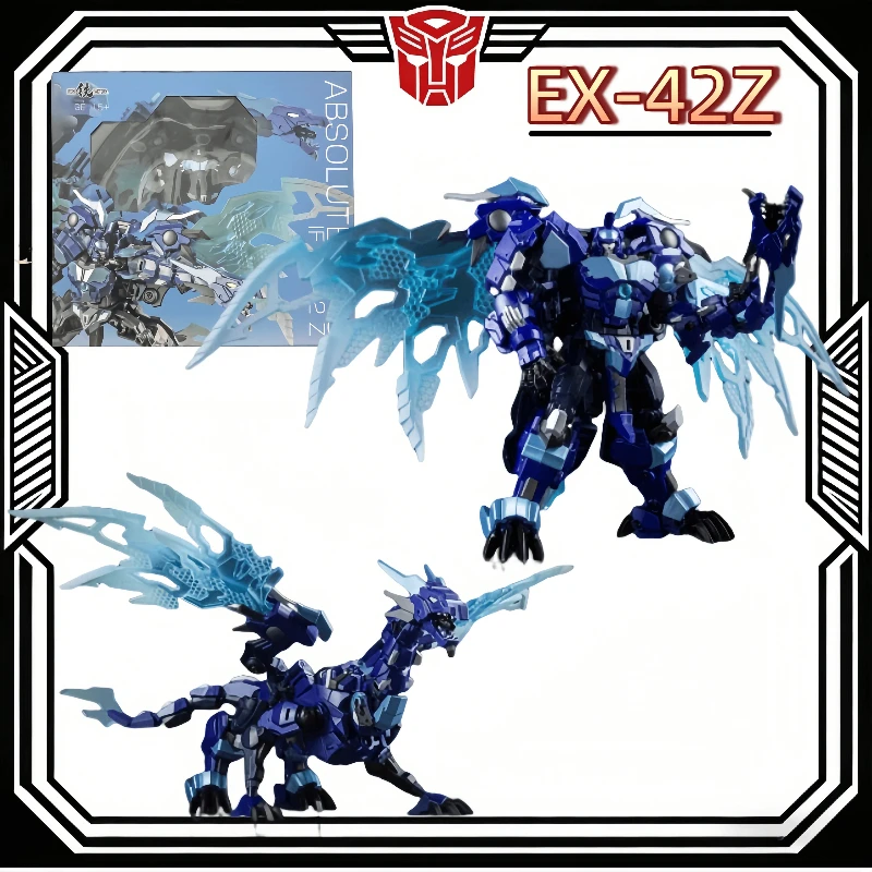 

In Stock Transformers Iron Factory IF EX42Z EX-42Z Blue Dragon Mini Scale Action Figures Collectible Toys for Boys Gift