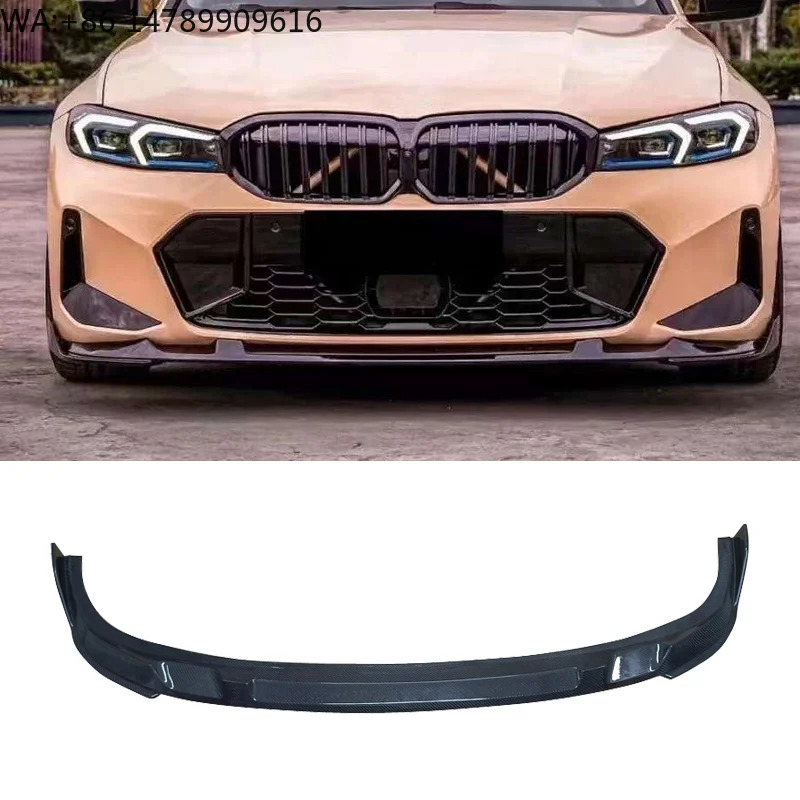 High-end Custom Body Kit For Old-to-New ConversionNew 3D Style 3 Series G20 LCI 320i 325i 330i Carbon Fiber Front Bumper Lip Exh