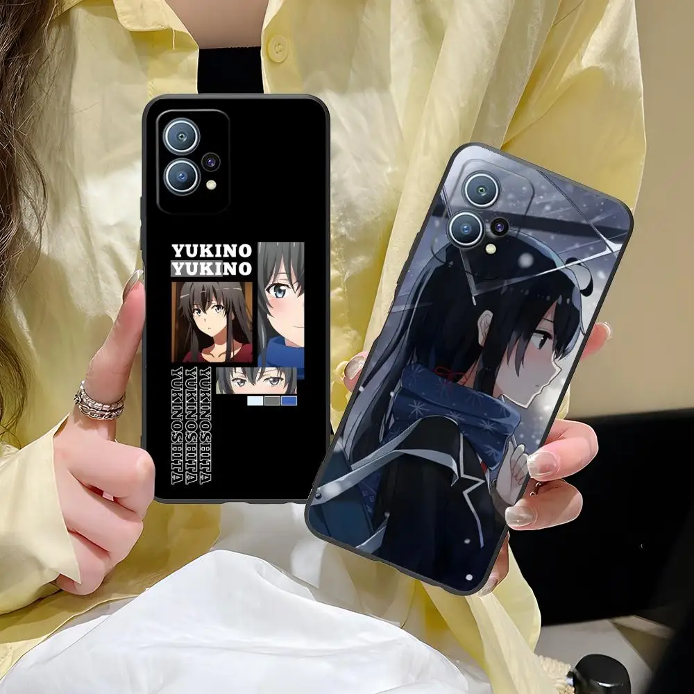 

Oregairu Yukinoshita Yukino Phone Case for Huawei P60 P50 P40 P30 P20 P10 P9 P8 Pro Lite Plus Black Luxury Cellphones Pretty