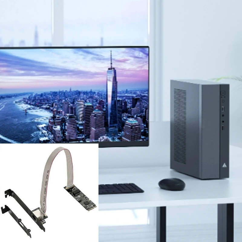 Chave 5000 Mbps para adaptadores Ethernets placa PCIe RTL8126 Gigabits