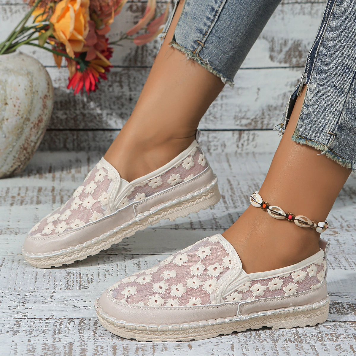 Women Sneakers 2024 Summer Fashion Loafers Breathable Mesh Platform Sneakers Woman Comfortable Casual Shoes Zapatillas Mujer