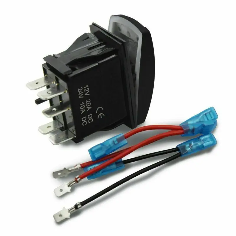 Car modification 12V waterproof yacht switch and 5-pin horn switch for use in yachts, RVs, and ships