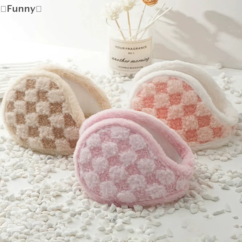 [مضحك] غطاء للأذنين مقاوم للبرودة للخريف والشتاء سميك ودافئ من القطيفة للنساء والرجال غطاء أذن مريح مقاوم للرياح للجنسين