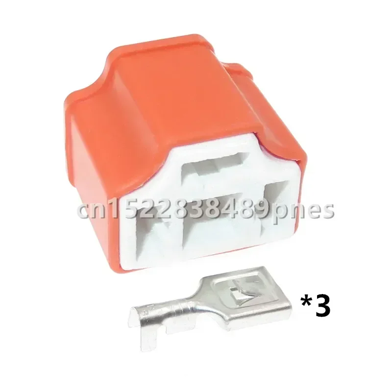 3 Pole 7.8 Series H4-2A Auto Light Bulb Socket Ceramic High Temperature Resistant Wiring Harness Plug H4 Car Relay Lamp Holder